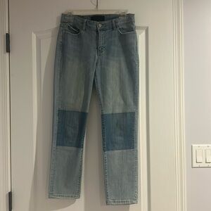 kendall and kylie patch jeans